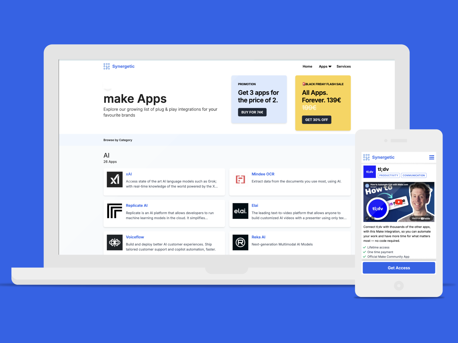 Preview for Shopping Experience for Growing B2B App Marketplace